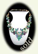 U014 Ultimate Amethyst and Teal Necklace - Please click to enlarge